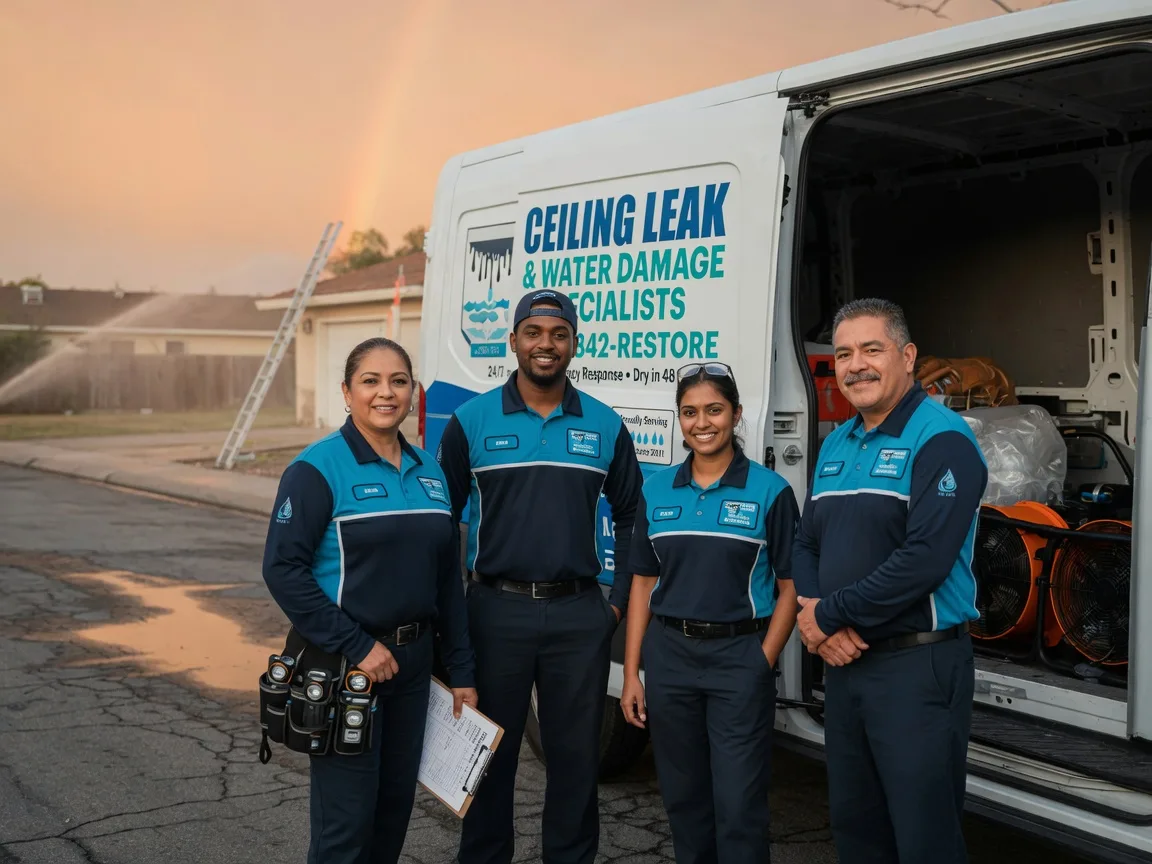 Ceiling Leak Cleanup company in Foxboro, WI