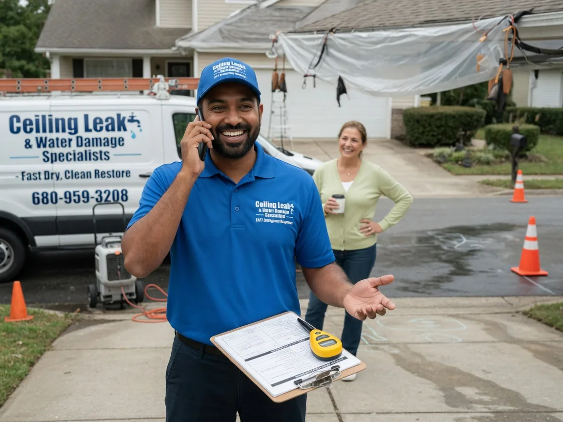 Ceiling Leak Cleanup Foxboro, WI FAQs
